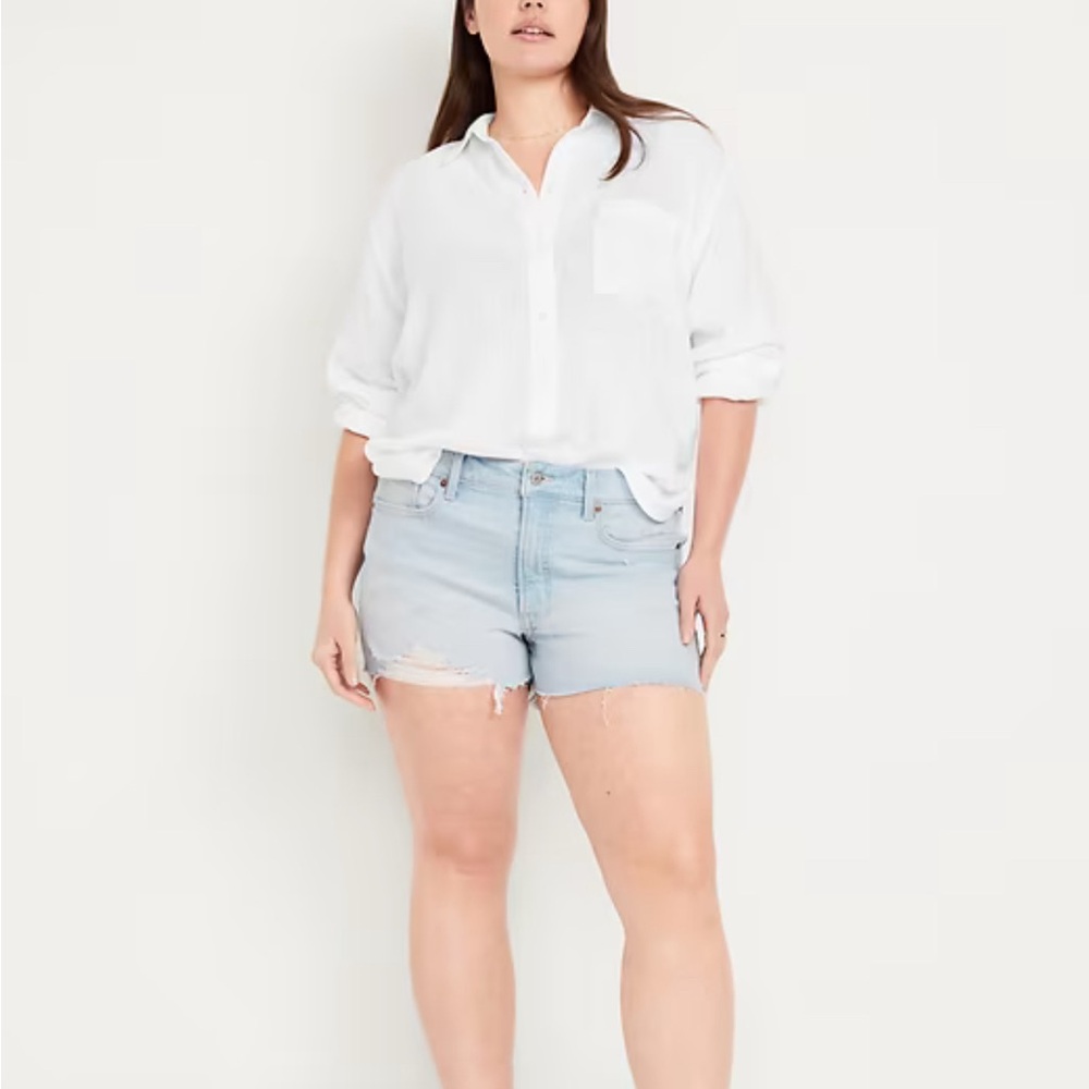 Old Navy Light Wash Denim Jean Shorts
